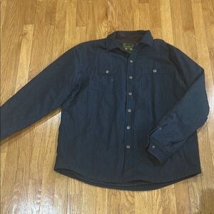 Blue Lightweight Shirt Jacket with Relaxed Fit